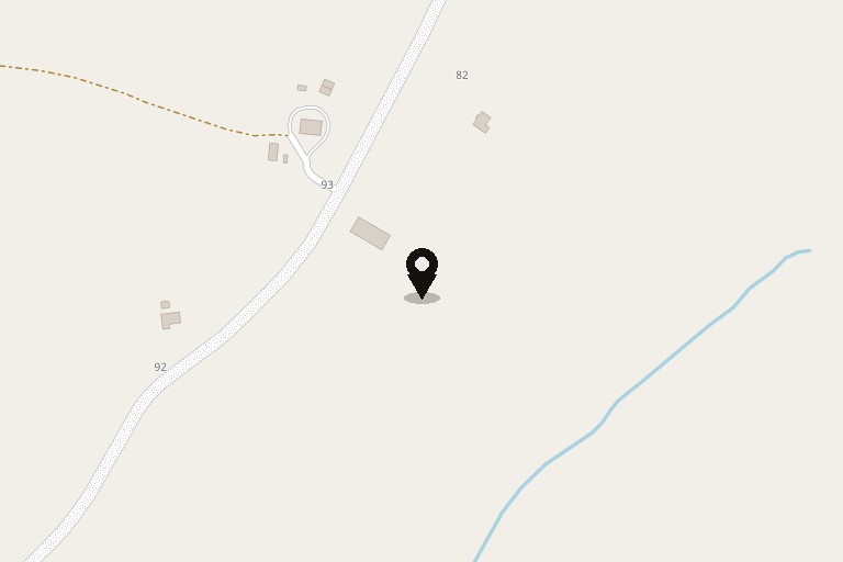 Mappa del punto vendita in contrada Montefiore, Recanati