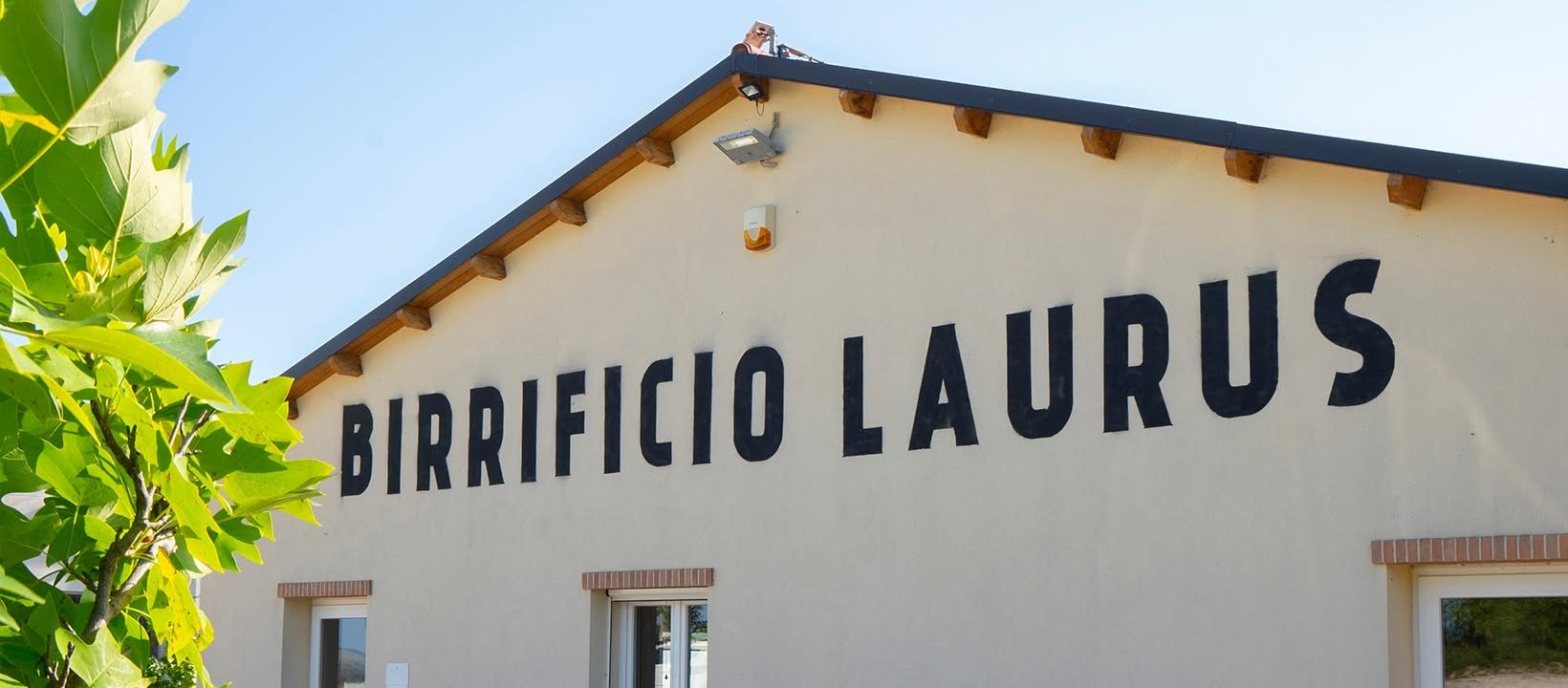 L’ingresso del Birrificio Laurus